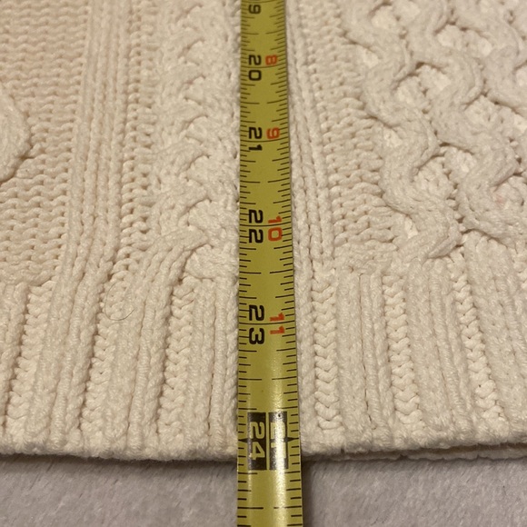 EDDIE BAUER Size S Cable Knit Sweater - Picture 5 of 13